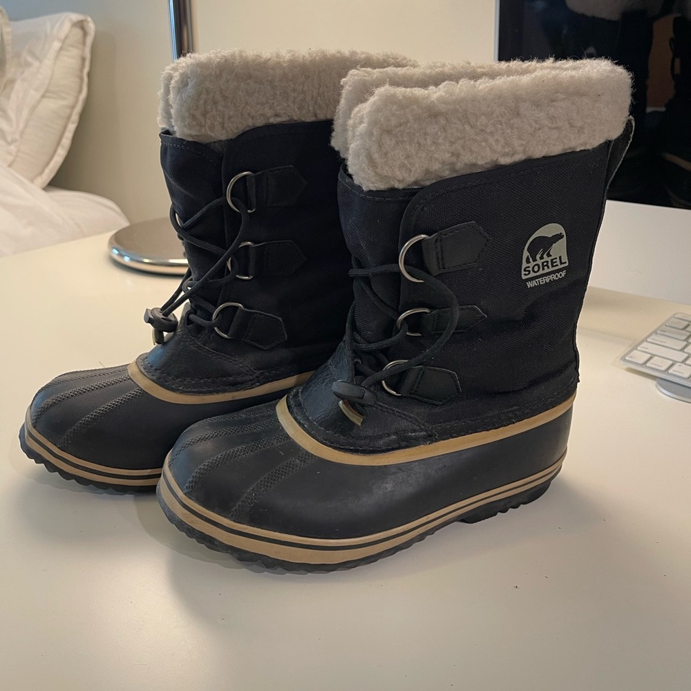 Sorel Kids Nylon Waterproof Winter Boots!